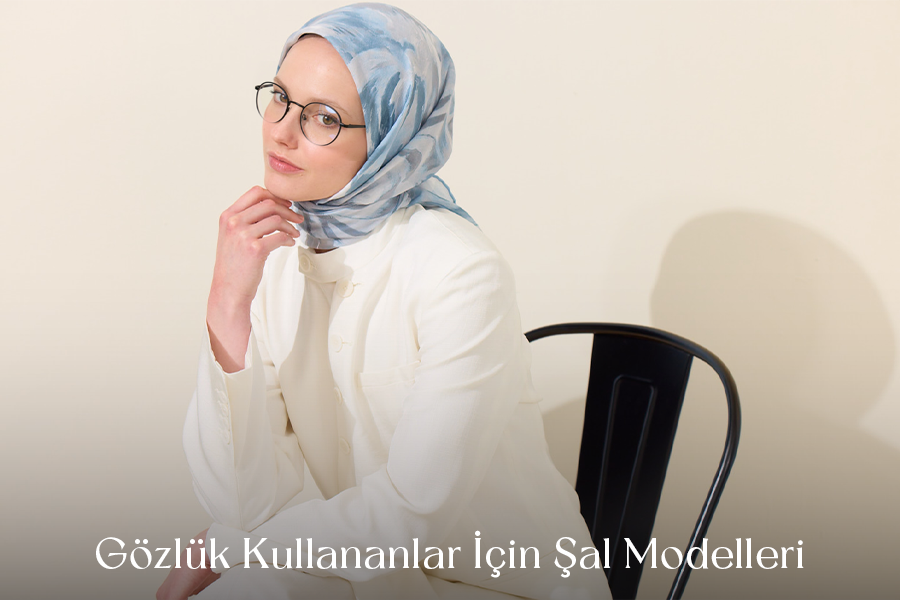 Gözlük Kullananlar İçin Şal Modelleri