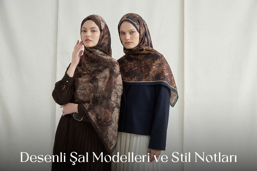Desenli Şal Modelleri ve Stil Notları