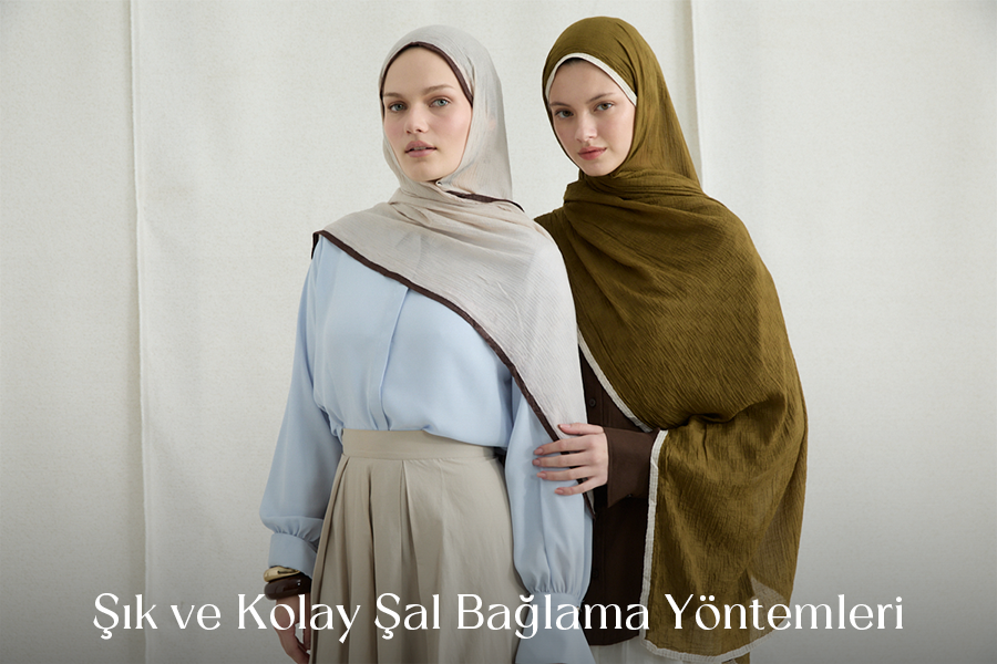 Şık ve Kolay Şal Bağlama Yöntemleri