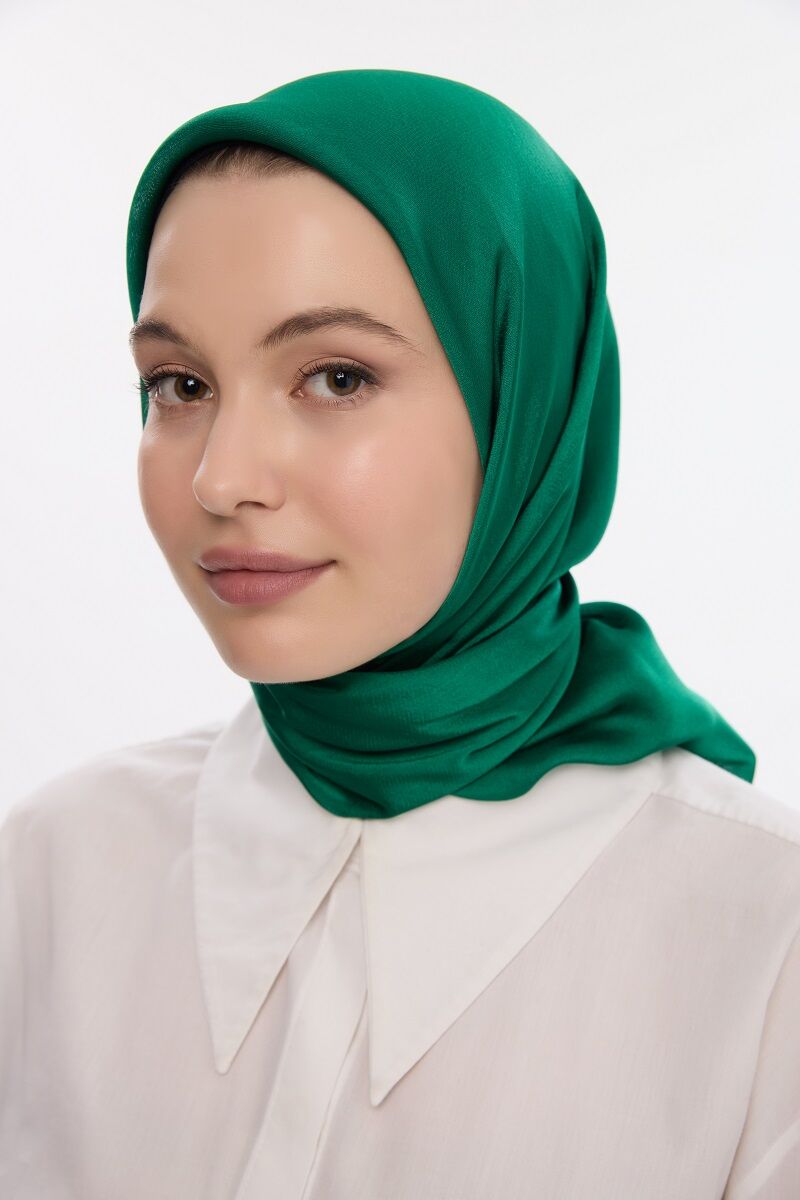 Abiye Saten Janjan Eşarp - Benetton - 4