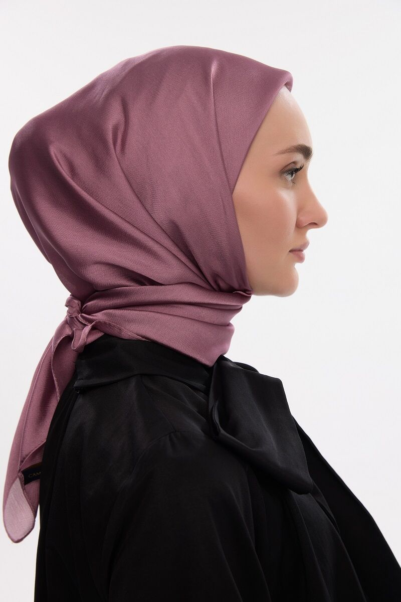 Abiye Saten Janjan Eşarp - Sirke - 1