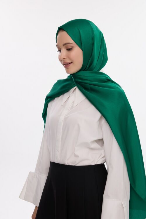 Abiye Saten Janjan Şal - Benetton - Camellia Scarfs (1)