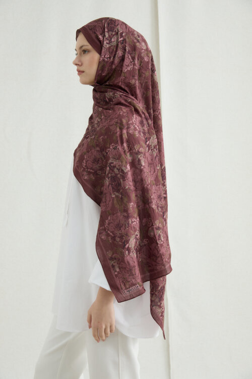 Amber Kraş Şal - Erik Çürüğü - Camellia Scarfs (1)