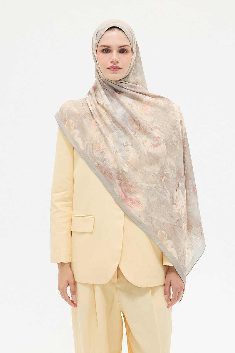 Amora Kraş Şal - Kum - 1