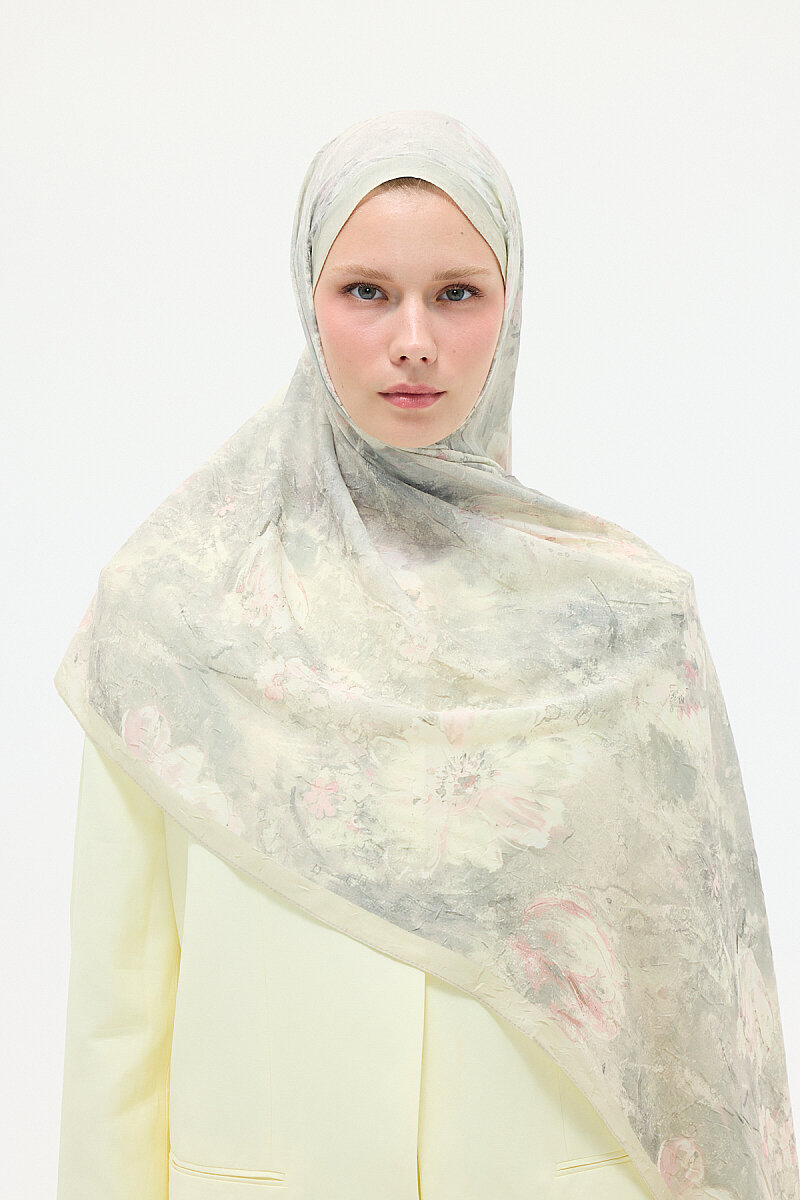 Amora Kraş Şal - Olive - 3