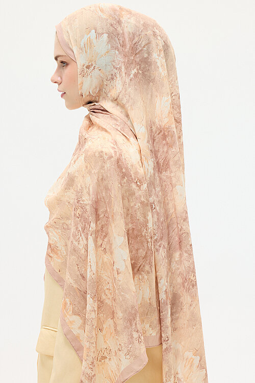Amora Kraş Şal - Somon - Camellia Scarfs (1)