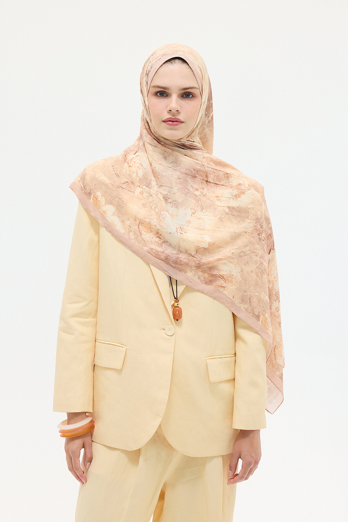 Amora Kraş Şal - Somon - Camellia Scarfs