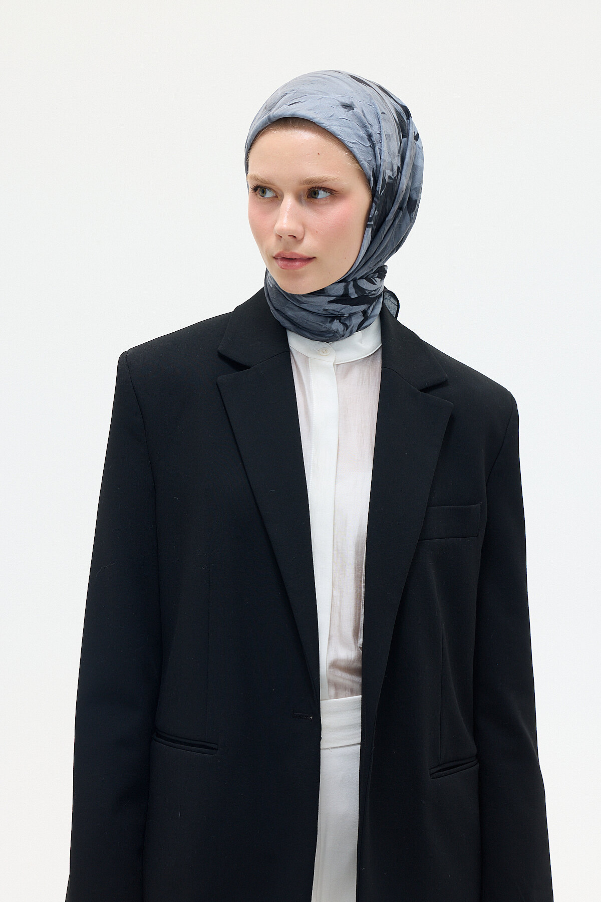 Aria Kraş Eşarp - Siyah - Camellia Scarfs