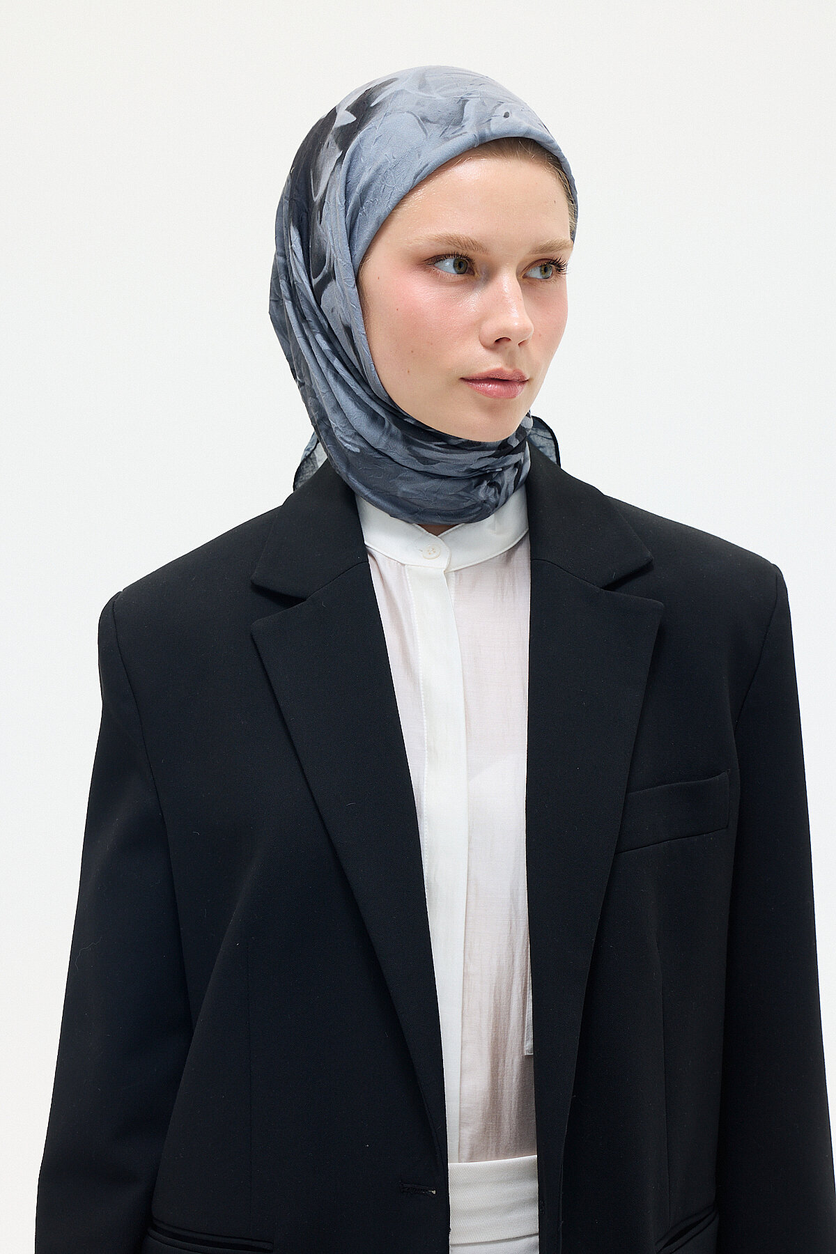 Aria Kraş Eşarp - Siyah - Camellia Scarfs (1)