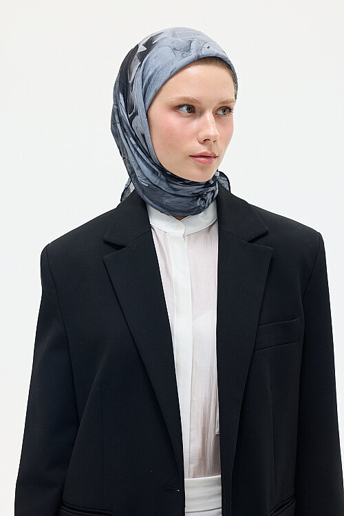 Aria Kraş Eşarp - Siyah - Camellia Scarfs (1)