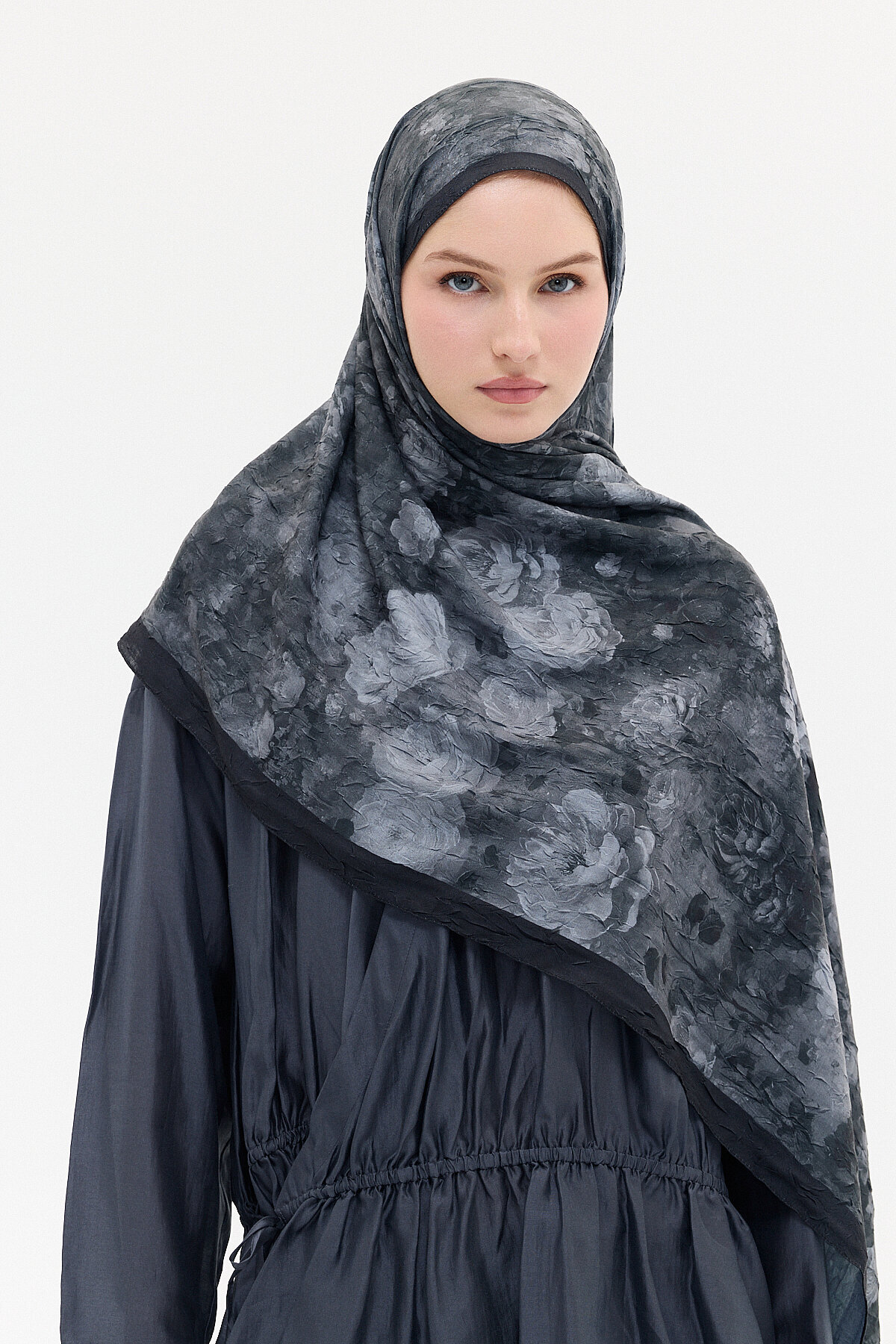 Atlantis Kraş Şal - Siyah - Camellia Scarfs (1)