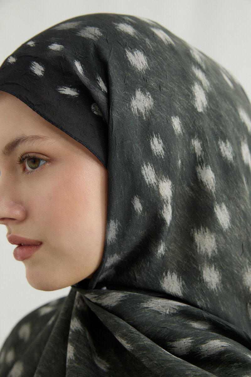 Bambi Kraş Şal - Yeşil - 4