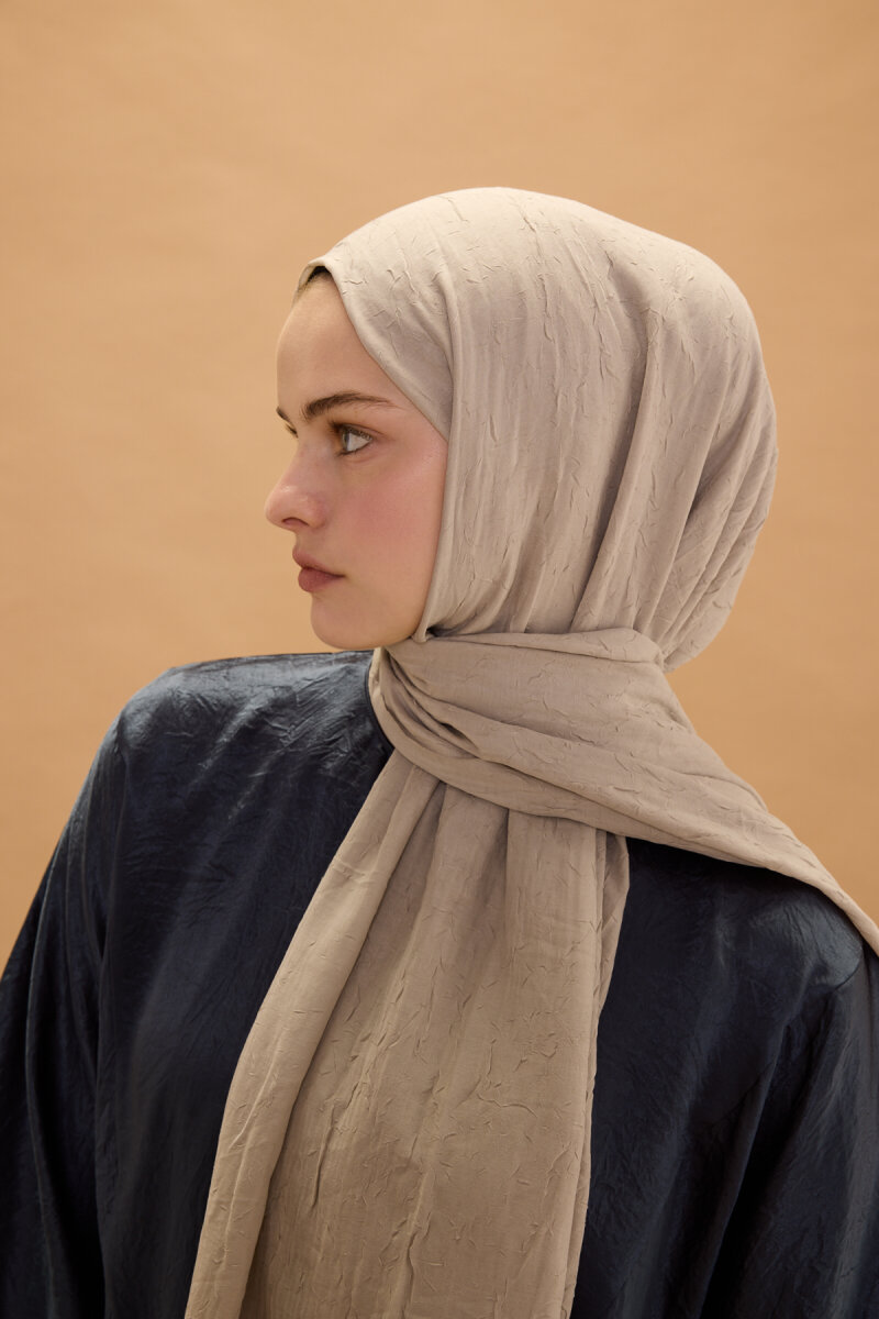 Bambu Kraş Şal - Kum - 4