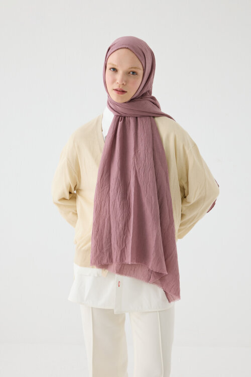 Bambu Kraş Şal - Lavanta - Camellia Scarfs