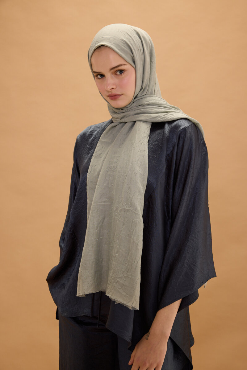 Bambu Kraş Şal - Mint - 3