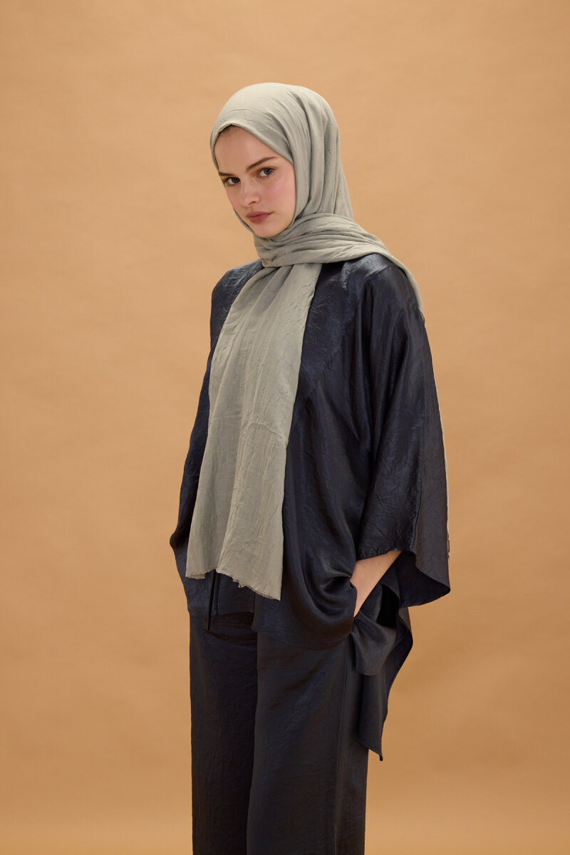 Bambu Kraş Şal - Mint - 1