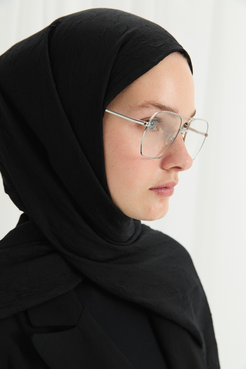 Bambu Kraş Şal - Siyah - 4