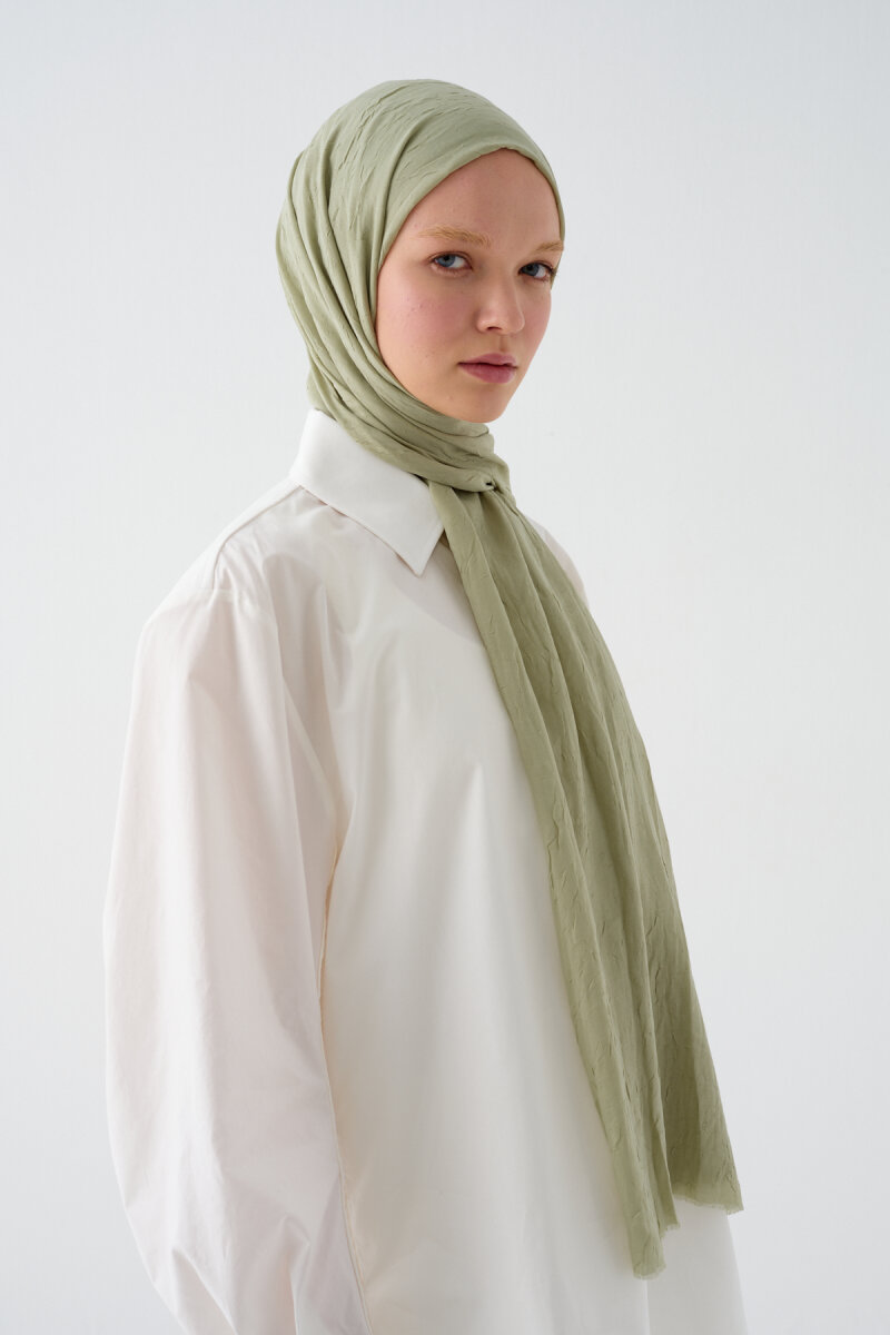 Bambu Kraş Şal - Su Yeşili - 2