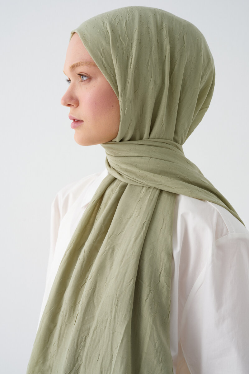 Bambu Kraş Şal - Su Yeşili - 3