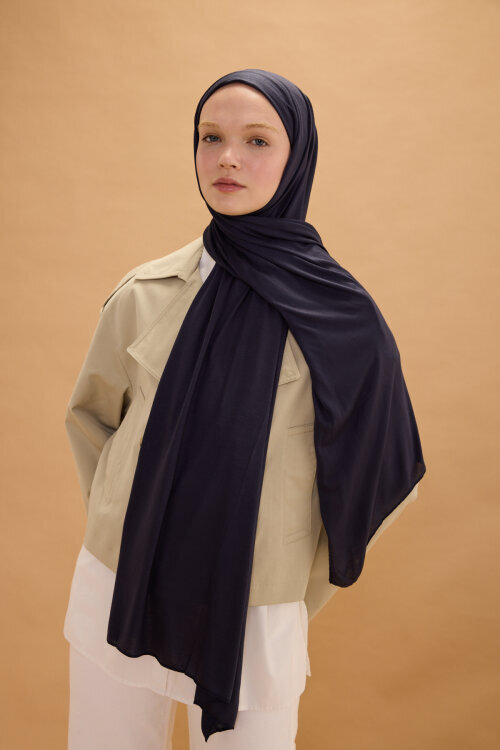 Bambu Penye Şal - Füme - Camellia Scarfs (1)