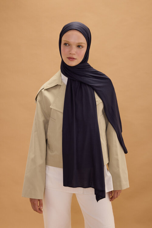 Bambu Penye Şal - Füme 