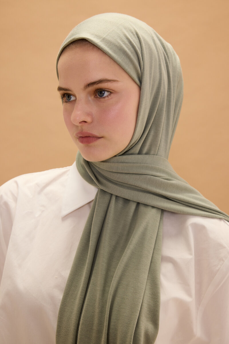 Bambu Penye Şal - Mint - 4