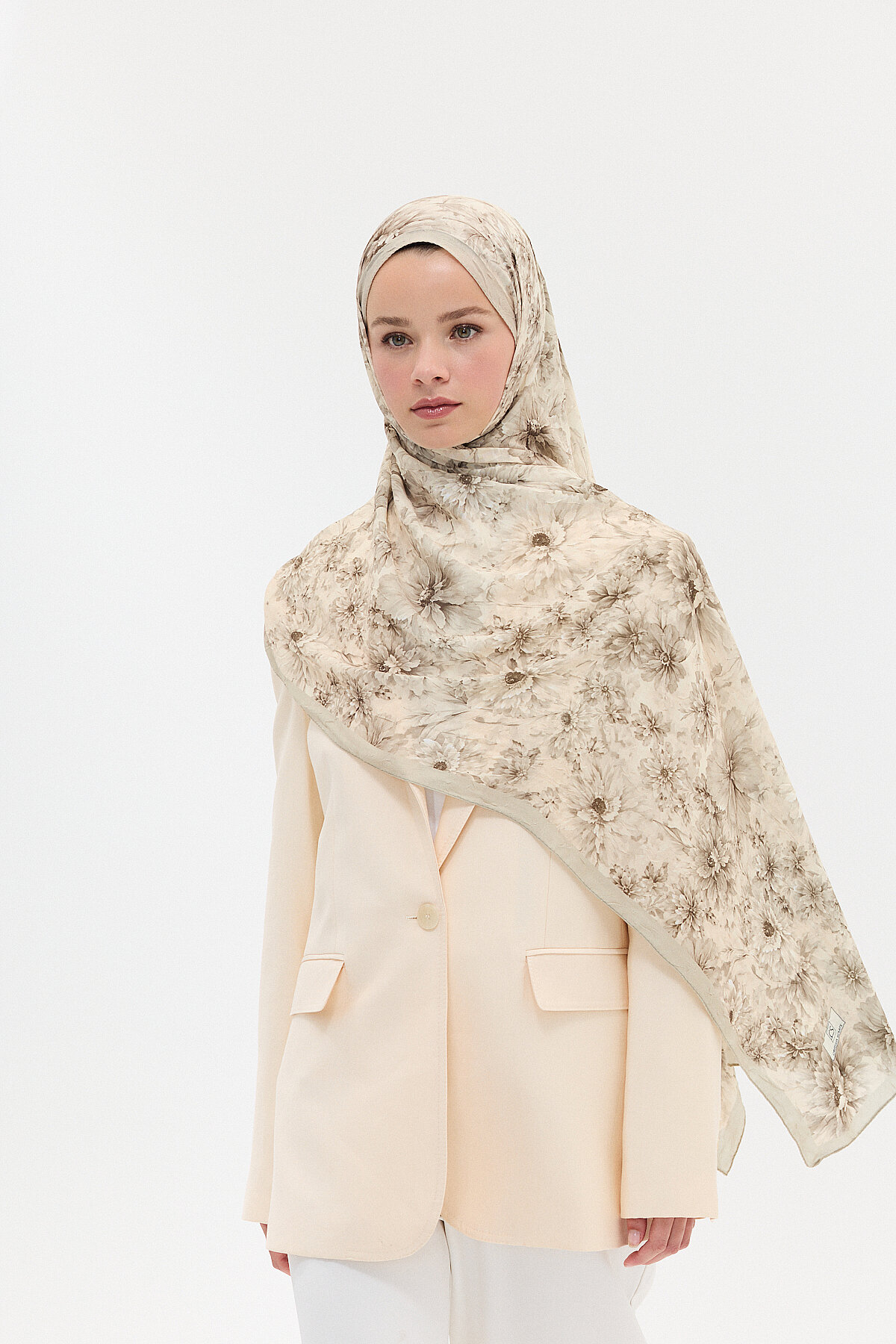 Bom Kraş Şal - Olive - Camellia Scarfs