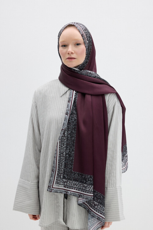 Border Shine Collection - Erik Çürüğü - Camellia Scarfs