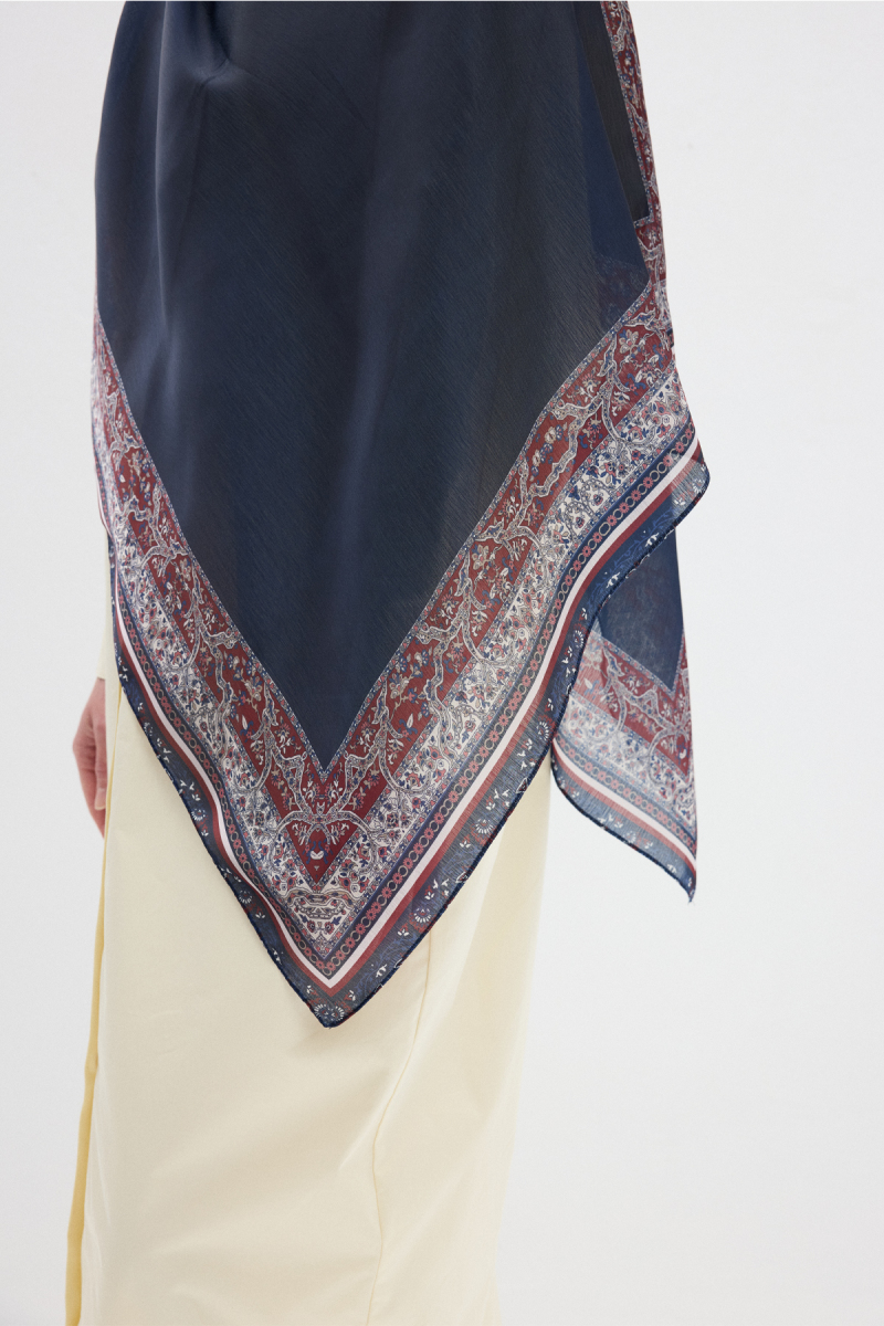 Border Shine Collection - Lacivert Bordo - 3