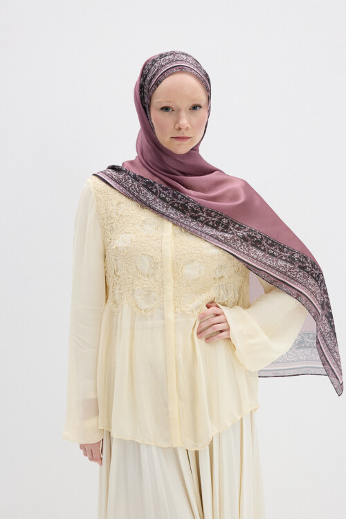 Border Shine Collection - Rose - Camellia Scarfs