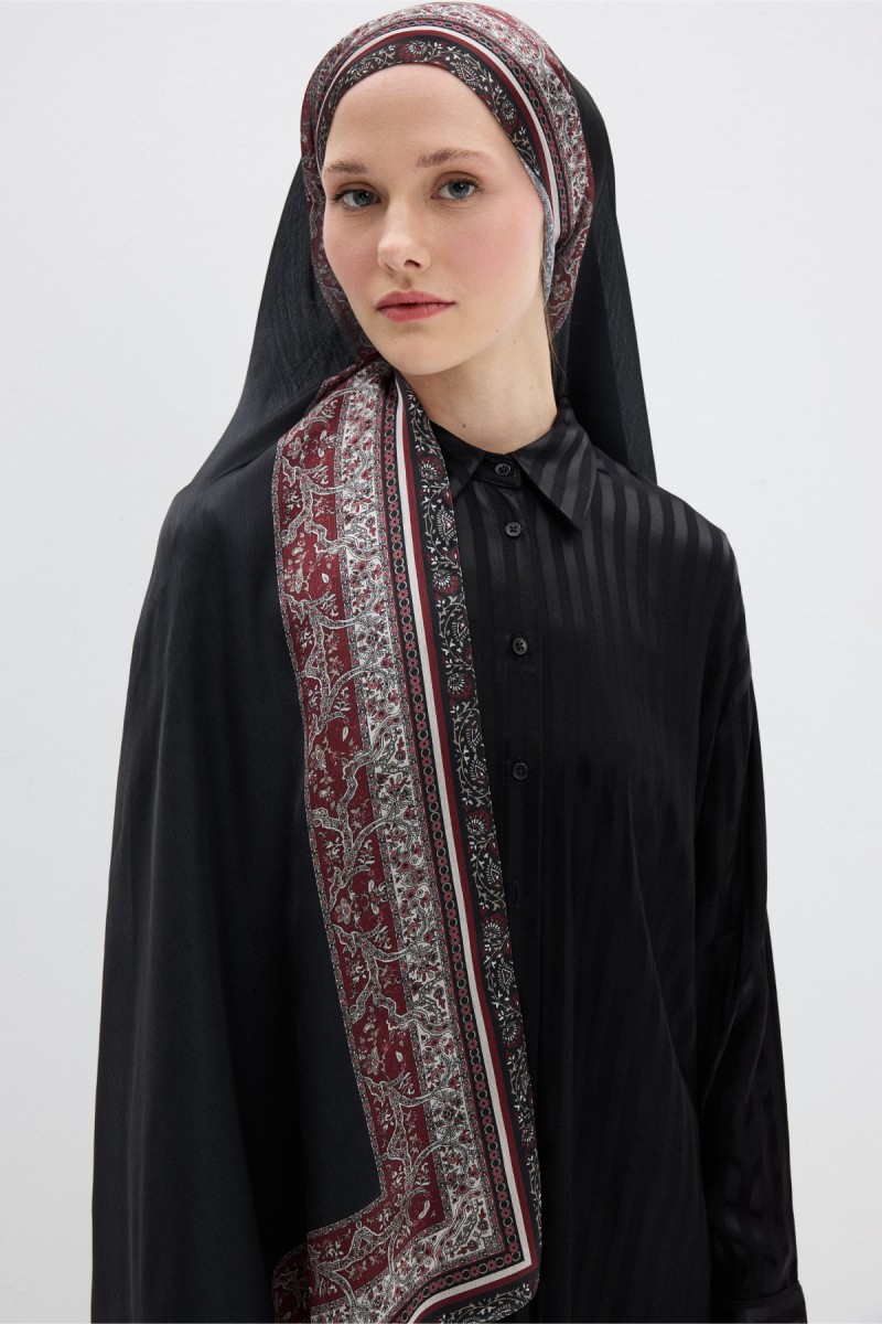 Border Shine Collection - Siyah Bordo - 3