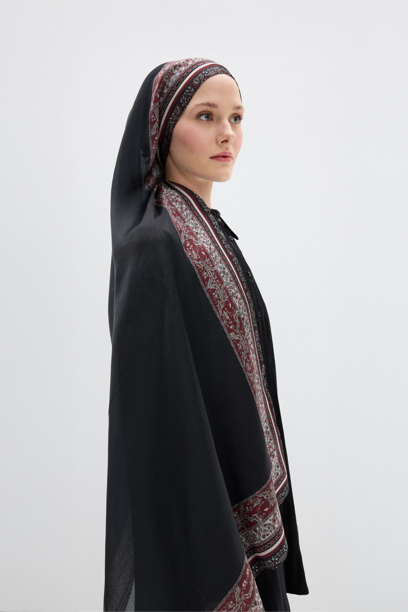 Border Shine Collection - Siyah Bordo - 2