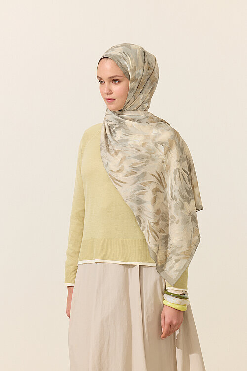 Brush Kraş Şal - Çağla - Camellia Scarfs (1)