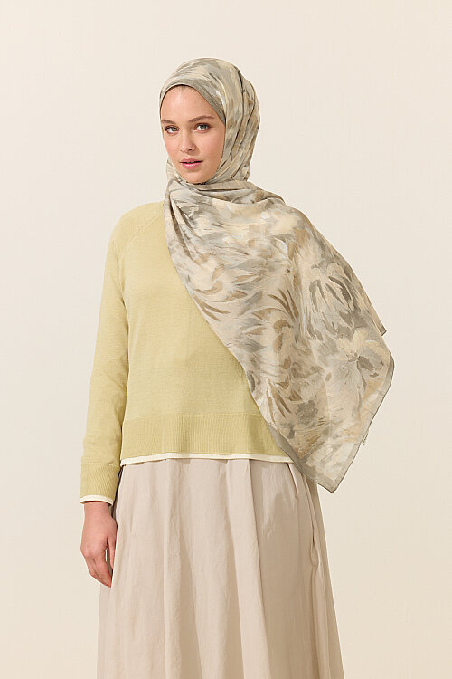Brush Kraş Şal - Çağla - Camellia Scarfs