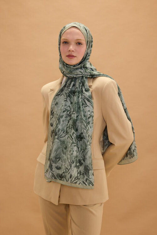 Paradise Kraş Şal - Çağla - Camellia Scarfs