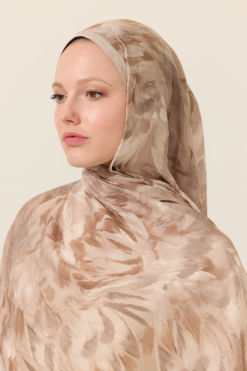 Brush Kraş Şal - Kum - 3