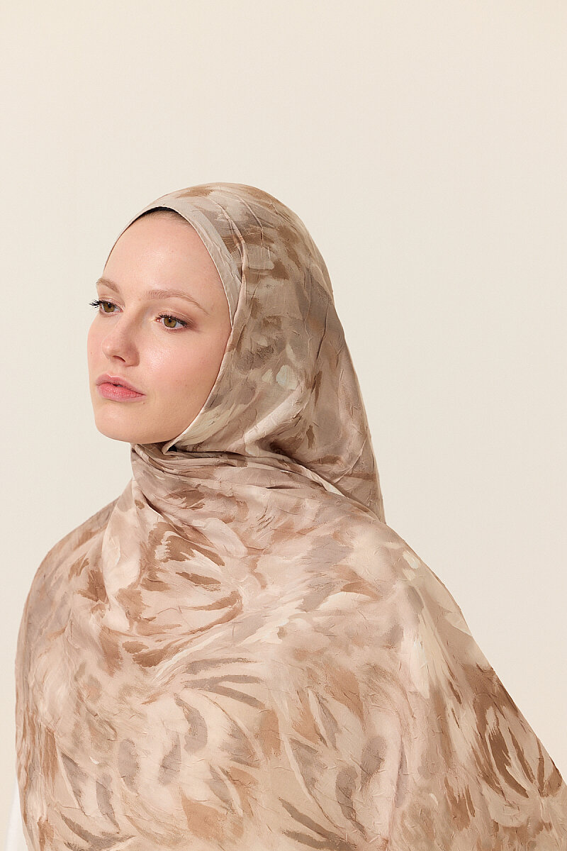 Brush Kraş Şal - Kum - 4