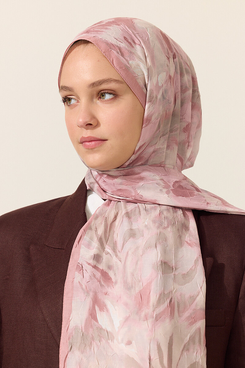 Brush Kraş Şal - Pudra - 3