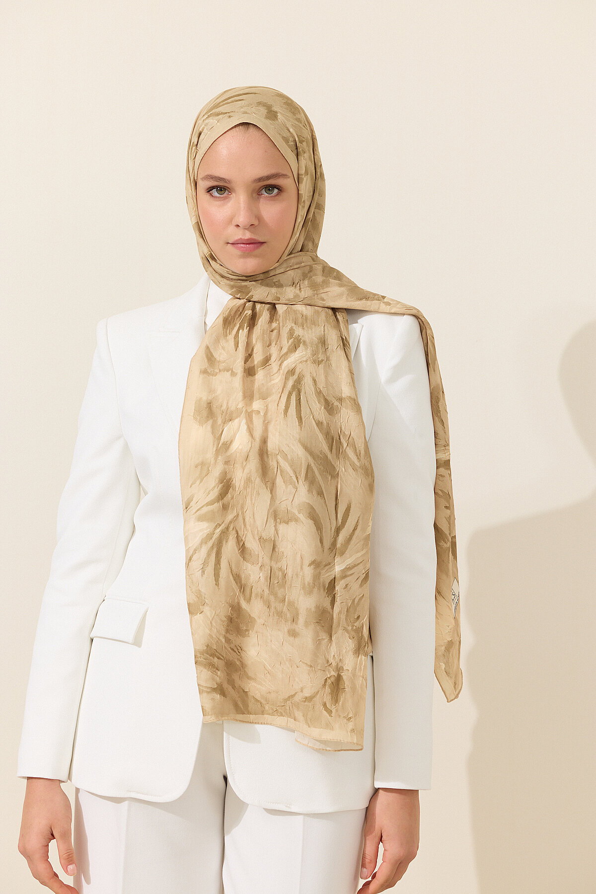 Brush Kraş Şal - Tereyağ Sarısı - Camellia Scarfs
