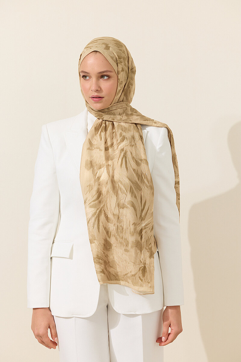 Brush Kraş Şal - Tereyağ Sarısı - 2