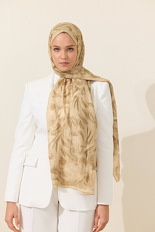 Brush Kraş Şal - Tereyağ Sarısı 