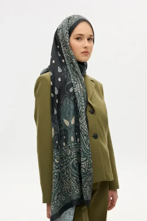 Classic Soft Collection - Yeşil - Camellia Scarfs (1)