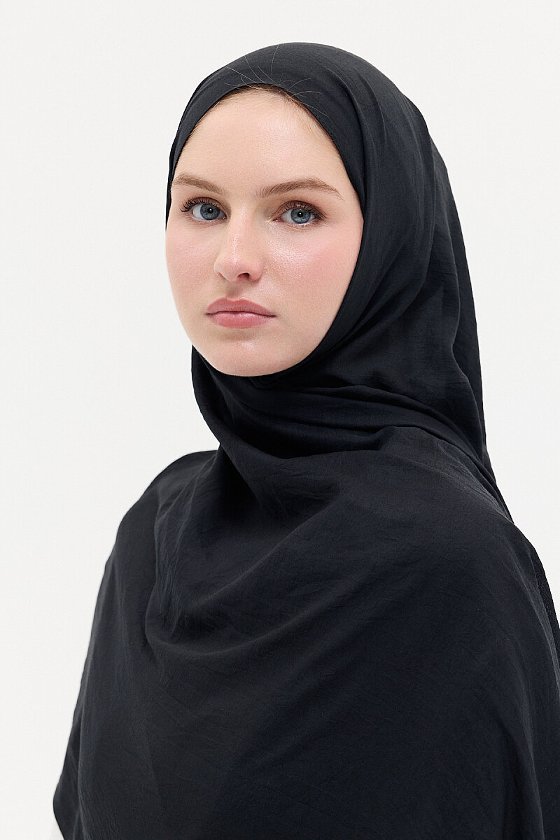 Comfort Cotton Şal - Siyah - 3