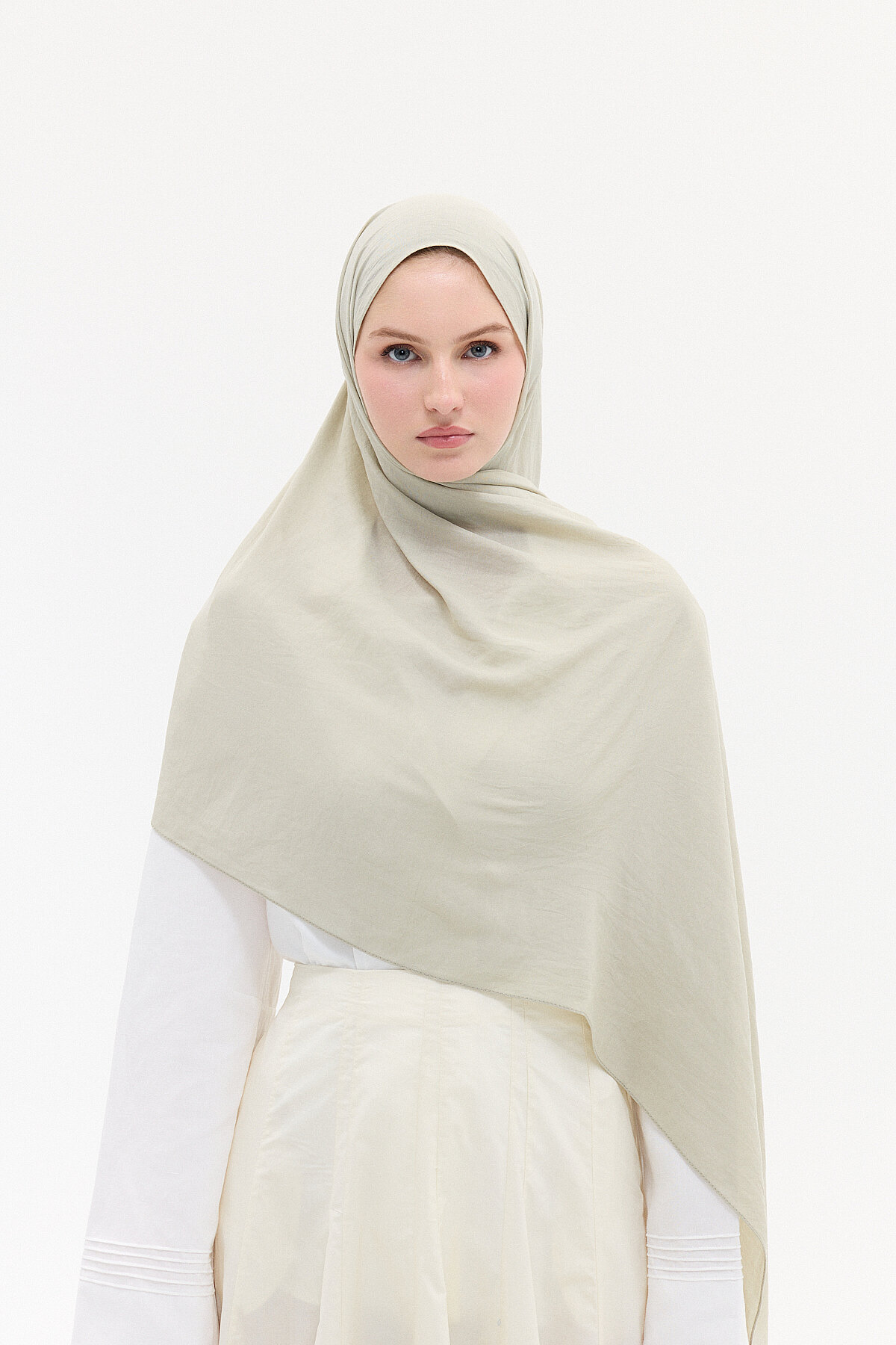 Comfort Cotton Şal - Su Yeşili - Camellia Scarfs