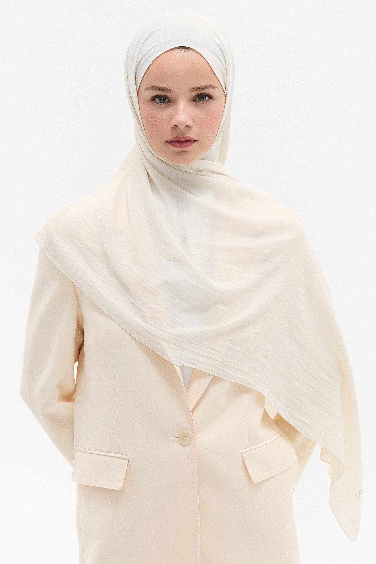 Comfort Cotton Şal - Taş - Camellia Scarfs