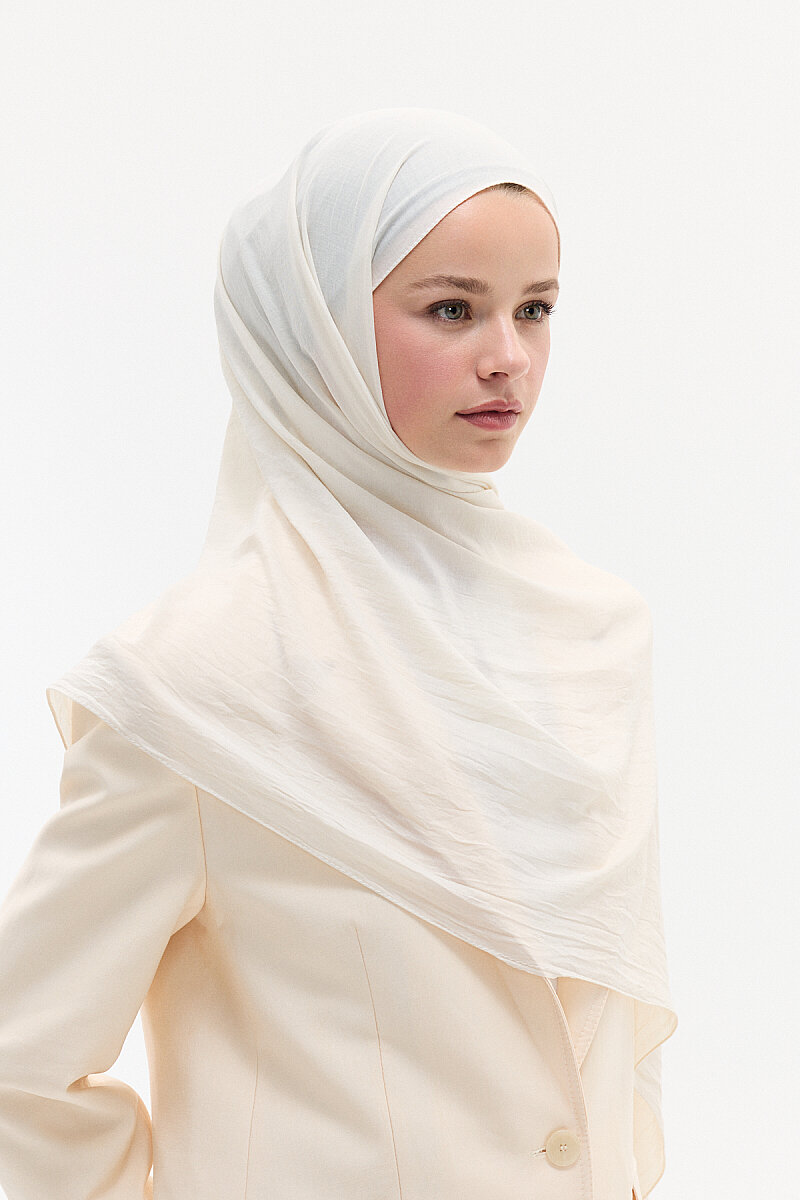 Comfort Cotton Şal - Taş - 4