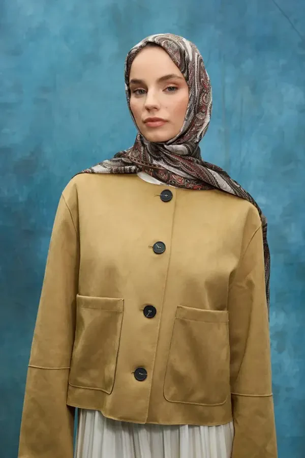 Cyristal Shine Şal - Bej - Camellia Scarfs