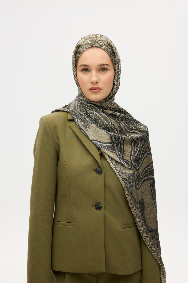 Cyristal Shine Şal - Çağla Yeşili - 3
