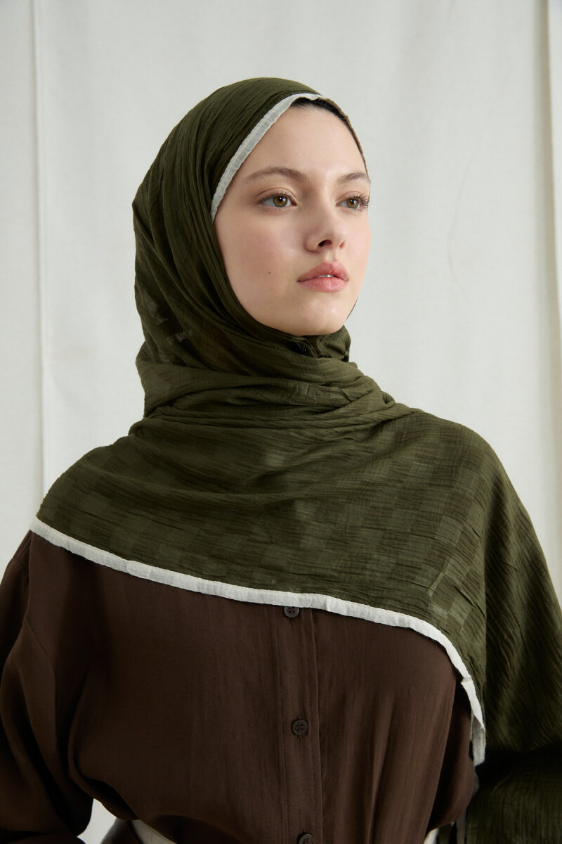 Dama Müslin Şal - Yeşil - 4