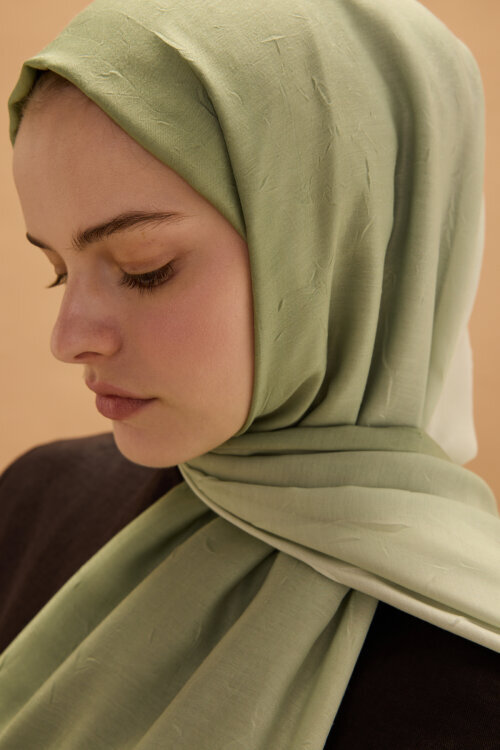 Degrade Kraş Şal - Çağla - Camellia Scarfs (1)